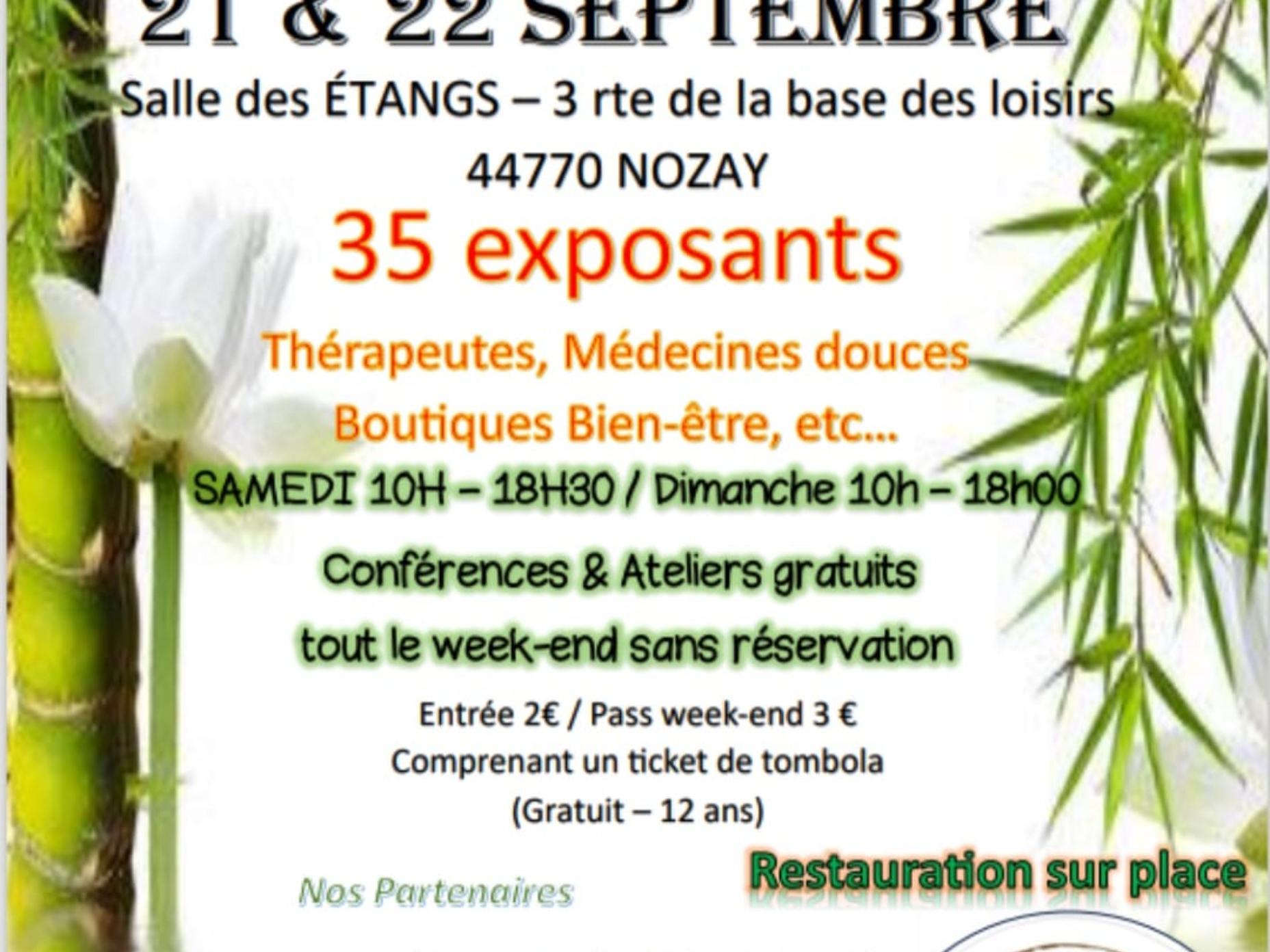 Biocompatible-Solution participe au Salon Bien-être & Zénitude à Nozay (Loire Atlantique) les 21 et 22 septembre 2024