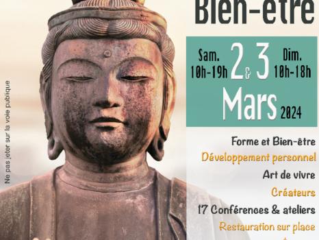 BIOCOMPATIBLE-SOLUTION participe au Salon zen & bien-être à Corné - Loire-Authion (Maine & Loire) les 2 et 3 mars 2024