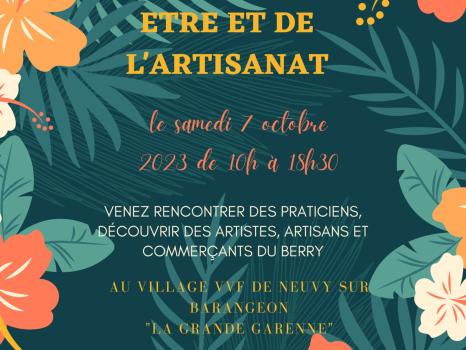Participation au Salon du Bien-être et de l'Artisanat de Neuvy Barangeon dans le Cher 7 octobre 2023