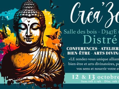 Biocompatible-Solution participe au Salon de bien-être Créa'Zen à Distré - proche Saumur - les 12 et 13 octobre 2024